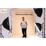 Foldable Backdrop Structure 2.6m Height X 3m