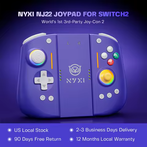NYXI Hyperion 3 Wireless JoyPad for Switch 2 Purple