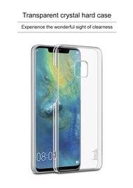 Huawei Mate 20 Pro / Mate 20 / Mate 20 X - Imak Crystal Clear Hard Case Transparent Casing Cover Full Coverage Shock Resistant Camera Protection *Free Screen Protector With Every Mate 20 / Mate 20 X Case Purchased*