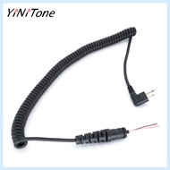 yinitone 2-Pin 4-Wire PMMN4013A Speaker Mic PTT Cable for Motorola EP450 CP040 CP300 GP3188 GP3688 G