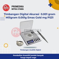 [✅Garansi] Timbangan Digital Akurasi 0.001 Gram Miligram 0.001G Emas