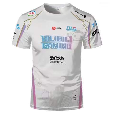 2024 League Of Legends BLG Uniform Jersey E-sports T Shirts LPL Fans ESports Game Support T-shirts U