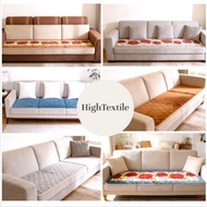 Sofa Seat Pad Floral and Plain Sofa Seat Cover Soft and Non Slip Sofa Long Mat 50x80cm and 50x150cm