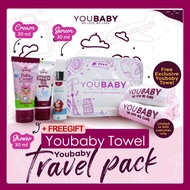 Travel pack Baby cream youbaby shower gel youbaby baby cream batuk kahak serum youbaby mandian kunin
