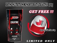 RHYNO NUTRITION CREATINE MONOHYDRATE POWDER 300 GRAMS 60 SERVINGS FREE CAP
