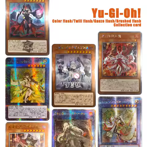 Diy homemade Yu-Gi-Oh! Ohime the Manifested Mikanko Morgiana Diabell Collection Flash Card Toys Gift