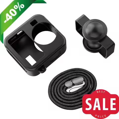 Silicone Case Kit for GoPro MAX 2 Waterproof 360 + Traditional Action Camera Accessories Protective 
