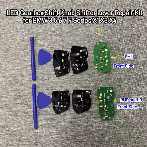 Car LED Gearbox Shift Knob Shifter Lever Repair Kit for BMW 3 5 6 7 F Series X1 X3 X4 F10 F11 F30 F3
