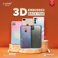 X-One 3D Embossed Back Film Skin Sticker for Apple iPhone Xiaomi Redmi OnePlus Huawei Oppo Vivo