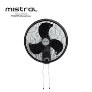 Mistral 20" Industrial Wall Fan - Mechanical MWF2882 - Black
