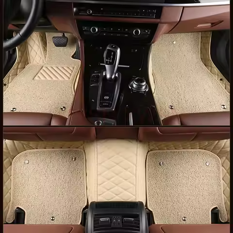 Two Layers Customized Full Coverage Car Floor Mats for Hyundai Genesis G80 2020-2023 GV60 GV80 Genes
