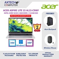 Acer Aspire Lite 15 AL15-33P-C9WF 15.6" FHD Laptop Pure Silver ( N150, 8GB, 512GB SSD, Intel, W11, H