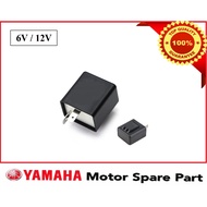 SIGNAL RELAY CONDENSER // Flasher Motorcycle Light Signal Turn Indicator 2-Pin Speed Flasher LC135 Y