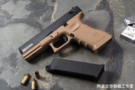 【阿盛生存遊戲工作室】KJ KP-18 GLOCK 18 沙色 半金屬 CO2短槍