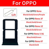 SIM Card Tray Holder Adapter Replacement Parts For Oppo Reno 2F 2Z 5 5G 8T