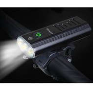 3-Led Bicycle Light with Integrated BACKUP CHARGER Feature CXWXC 1200lm
