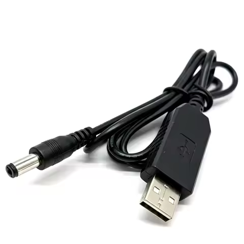 Power Boost Cable USB DC 5V to DC 9V/12V Boost Module USB Converter Adapter Cable 5.5x2.1mm Plug