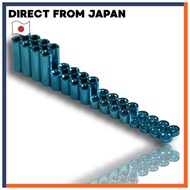 mokedo-factory M4WD Aluminum Spacer Set 1.5mm/3mm/6mm/12mm 8pcs Each Blue