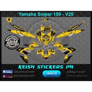 【Ready Stock】◘▥Decals for Sniper 150 V25