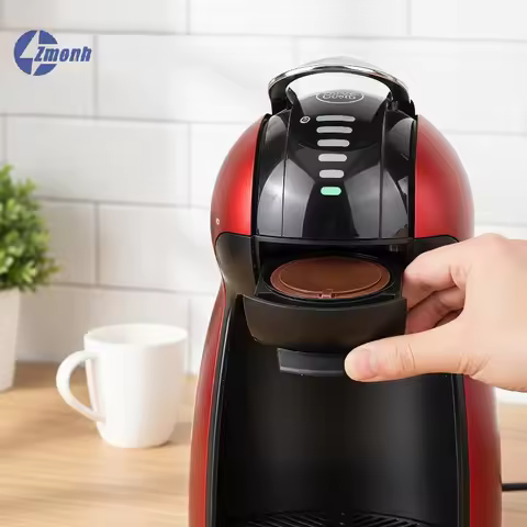 New！6Pcs Fit Dolce Gusto Coffee Capsule Reusable Coffee Pod For Nescafe Dolce Gusto With Spoon Brush