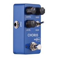 mubbmy ZORY Guitar Analog Chorus Effects Pedal DEPTH/RATE/LEVEL/DEEP Versatile Controls DC 9V 6.35mm
