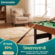 Serenable Wooden Billiard Cue Stick Tapered Billiards Cue Stick Standard Full-Size for Home Game Roo