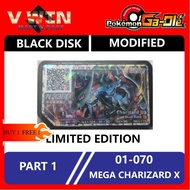 [LIMITED EDITION] POKEMON GAOLE PART 1 BLACK DISK 5 STAR 01-070 CHARIZARD X