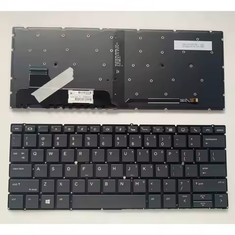 US UK SP Keyboard for HP EliteBook x360 830 G5 830 G6 EliteBook zhan X13 G2 Backlit
