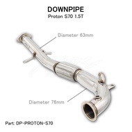 Proton S70 1.5 Stainless Steel 3 Inch Mandrel Bent Turbo Downpipe