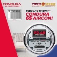 0.5HP CONDURA 6S NON-INVERTER WCONZ006EC1Window Type Aircon ( Manual w/ Timer )