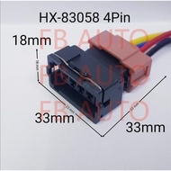HX-83058 4pin Proton DOHC and Wira 4G93, 4G63 distributor socket connector