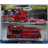 HOT WHEELS PREMIUM CAR CULTURE TEAM TRANSPORT - FERRARI HONDA CIVIC AERO LIFT / AE86 / CHEVROLET
