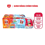 Thùng 24 Túi Sữa Chua Uống Hương Dâu KUN 110ml/túi