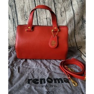 Renoma Empty Bag In Red Is Super Beautiful (2hand)