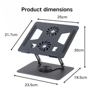 Laptop Stand 360 ° Adjustable Fan Cooler Aluminum Alloy Laptop Stand Cooler Laptop