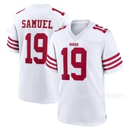 Same Day Delivery!!NFL Rugby Jersey 49 People 19 New White 49ers Deebo Samuel Jersey