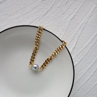 Blue Akoya 真多麻海水珍珠手鍊・金/銀・真多麻珍珠・海水珍珠