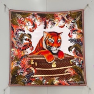 ，New Ier Square Scarf90*90cm Mulberry Silk