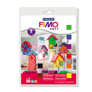 FIMO無毒烤箱軟陶-SOFT／9色入手工筆套組【施德樓STAEDTLER】 (新品)