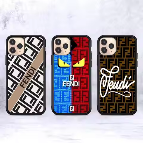 Fun Luxury F-fendi Logo For iphone 17 Air 16 15 14 13 12 11 Pro Max TPU+PC Plus Shockproof Back Phon
