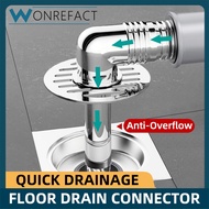 Washing Machine Floor Drain Cover Bathroom Floor Drain Universal Drain Cover Multifunctional Pipe Connector Durable
