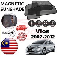 Toyota Vios 2008-2012 Epic Magnetic Sunshade  (4pcs) Accessories Automotive