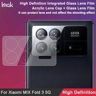 [ Lens Film + Cap ] iMak Xiaomi Mix Fold 3 Fold3 5G Camera Lens Film HD Tempered Glass Screen Protec
