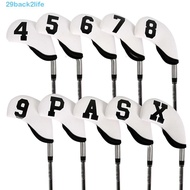 BACK2LIFE Golf Iron Headcover Durable 10Pcs/set Training Equipment Golf Putter Accessories With Numb