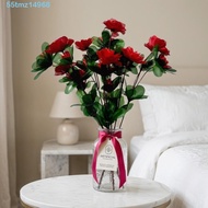 TMZ1 Artificial Azalea Flowers Branches, Fake Flowers Simulation Plant Simulation Azalea Floral, Rea