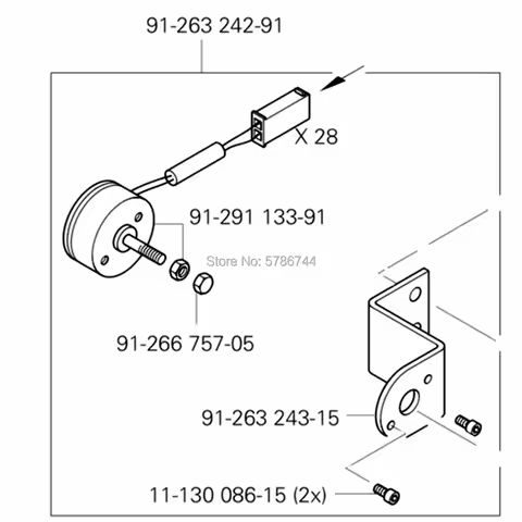 Loose line electromagnet,Solenoid,#91-291133-91,#91-263242-91 for PFAFF shoe mahine 591,574,571,ZOJE