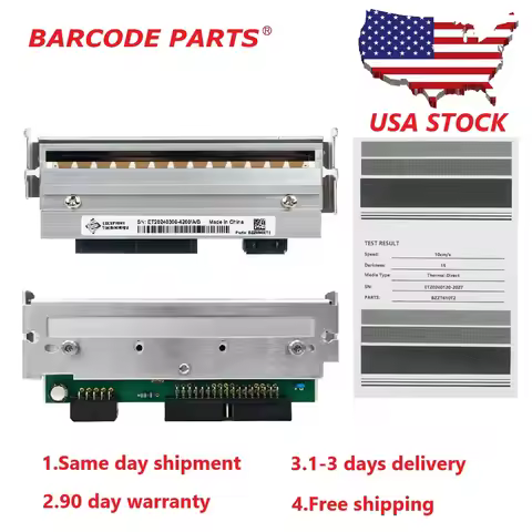 NEW ZM400 Thermal Transfer Printhead for Zebra ZM400 Barcode Printer 203/300/600DPI Kit Print Head,7
