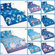 TOTO [Complete Set Including Duvet] Bed Sheet + Duvet 3.5/5/6 Feet Doraemon Pattern DM180 DM181 DM18