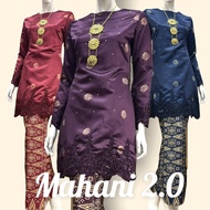 Mahani 2.0 Kurung Songket Printed Satin Klasik