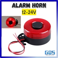 GBS CAR LED 12V-24V Auto Warning Siren Sound Signal Backup Alarms 105dB Horns With LED Beep Reverse 
